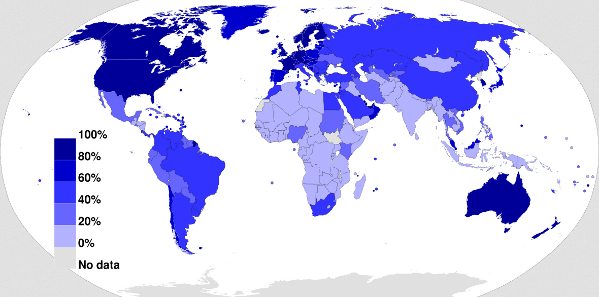 global economy map